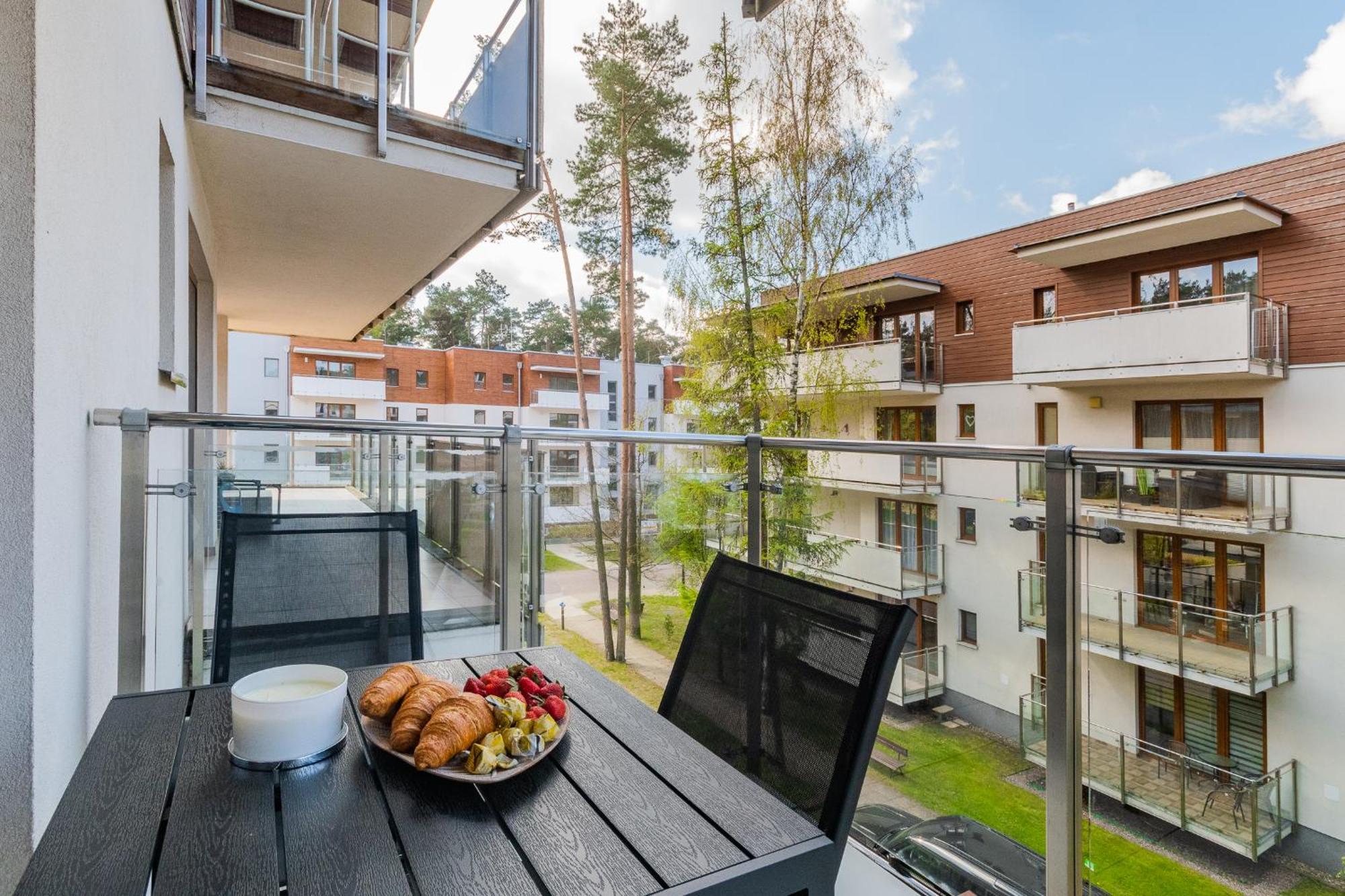 Apartamenty Mierzeja - Baltic Park Stegna, Studio 24M2, 500 M Od Plazy 斯蒂格纳 外观 照片