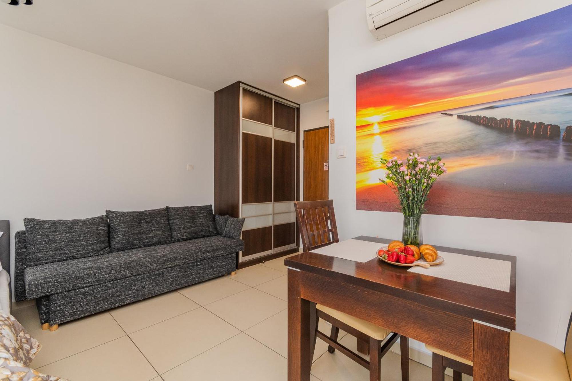 Apartamenty Mierzeja - Baltic Park Stegna, Studio 24M2, 500 M Od Plazy 斯蒂格纳 外观 照片